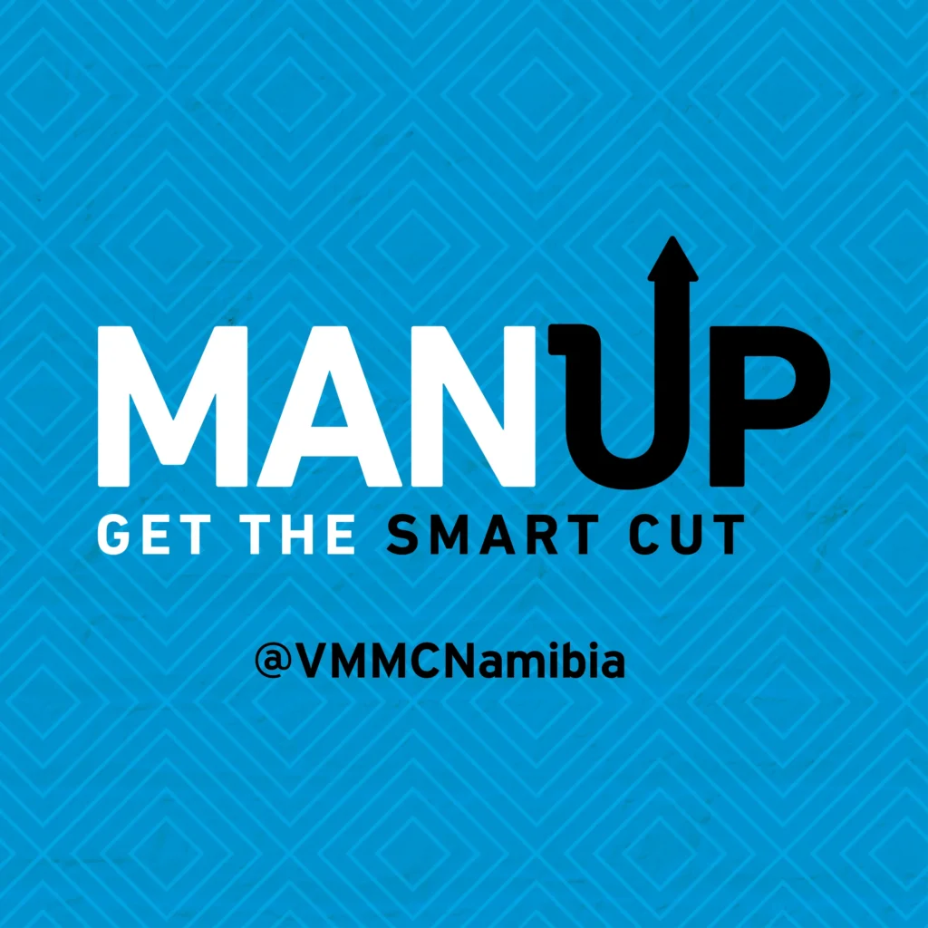 Man Up Namibia Campaign Logo - Our Work - Community Media Trust